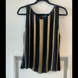 Alice + Olivia Sequin top